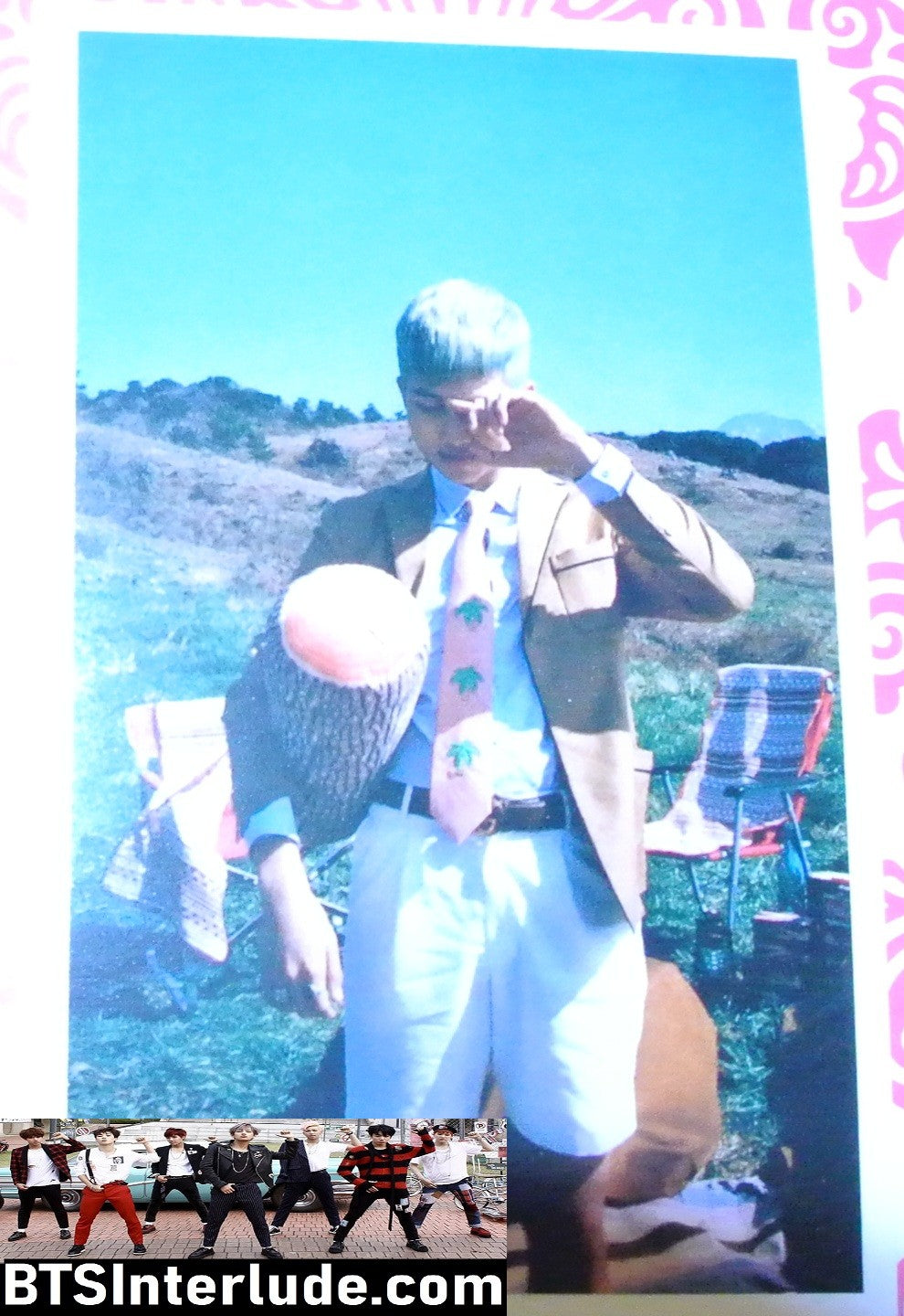 BTS PHOTOCARD FANSITE RM KIM NAMJOON 김남준 YOUNG FOREVER RUBBING EYES PHOTO CARD PC