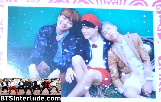 BTS PHOTOCARD FANSITE SUB-UNIT PARK JIMIN J-HOPE JUNG HOSEOK RM KIM NAMJOON YOUNG FOREVER PHOTO CARD PC