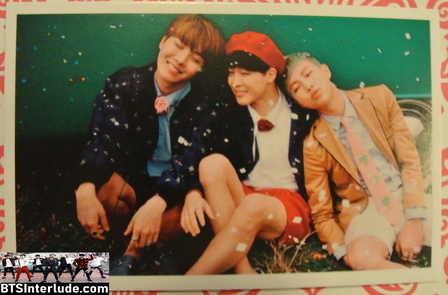 BTS PHOTOCARD FANSITE SUB-UNIT PARK JIMIN J-HOPE JUNG HOSEOK RM KIM NAMJOON YOUNG FOREVER PHOTO CARD PC