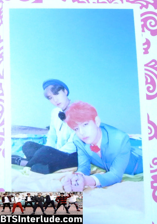 BTS PHOTOCARD FANSITE SUB-UNIT J-HOPE JUNG HOSEOK V KIM TAEHYUNG YOUNG FOREVER PHOTO CARD PC