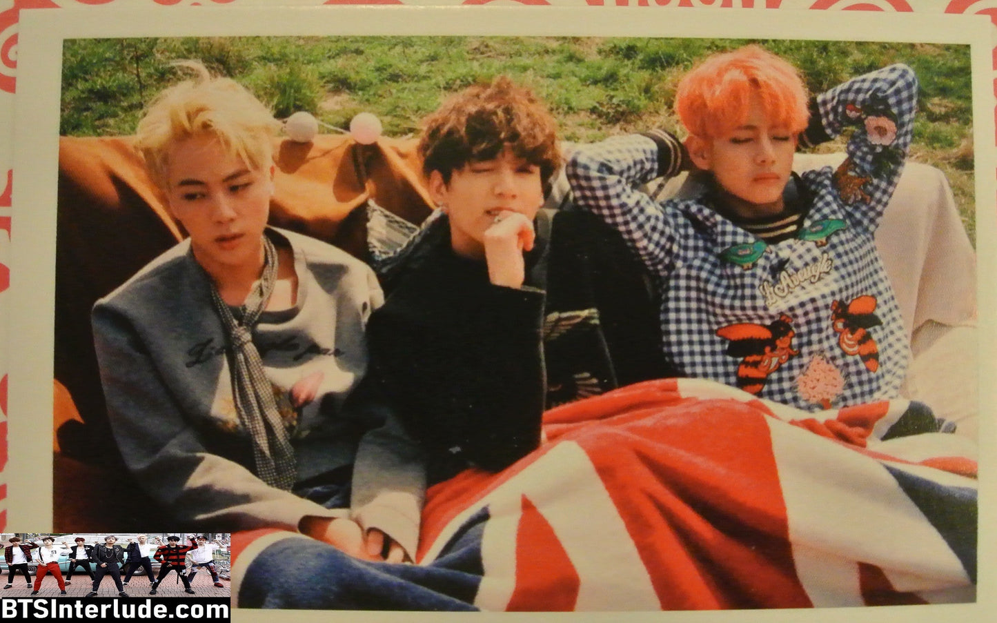BTS PHOTOCARD FANSITE SUB-UNIT JIN KIM SEOKJIN V KIM TAEHYUNG JEON JUNGKOOK YOUNG FOREVER PHOTO CARD PC