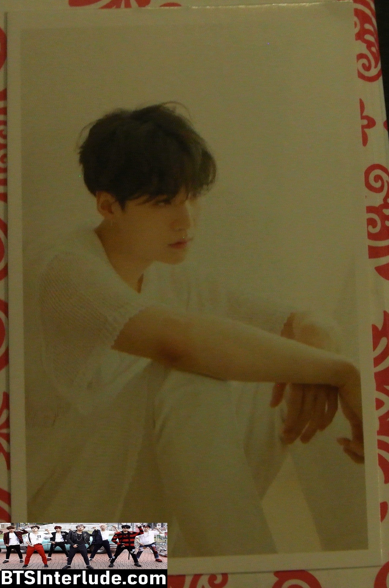 BTS PHOTOCARD FANSITE SUGA MIN YOONGI 민윤기 WHITE MAP OF THE SOUL ERA PHOTO CARD PC