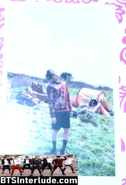 BTS PHOTOCARD FANSITE SUGA MIN YOONGI 민윤기 YOUNG FOREVER RED SWEATER PHOTO CARD PC