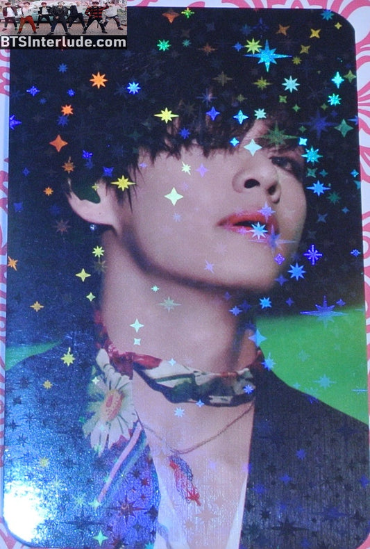 BTS PHOTOCARD FANSITE V KIM TAEHYUNG 김태형 GLITTER 2019 LOTTE CONCERT PHOTO CARD