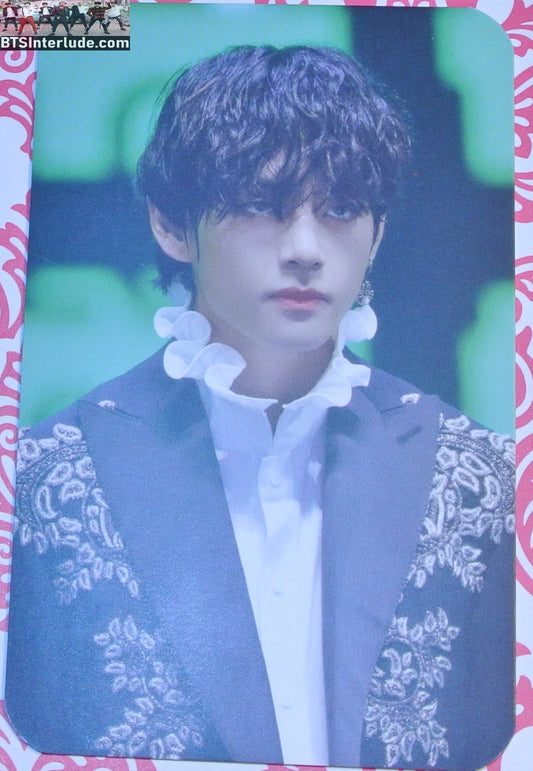 BTS PHOTOCARD FANSITE V KIM TAEHYUNG 김태형 2019 MMAS DIONYSUS PERFORMANCE MOON SUN VV FANSITE PHOTO CARD
