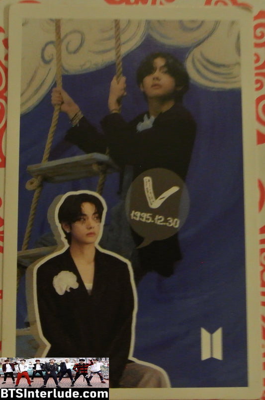 BTS PHOTOCARD FANSITE V KIM TAEHYUNG 김태형 MAP OF THE SOUL LADDER PHOTO CARD PC