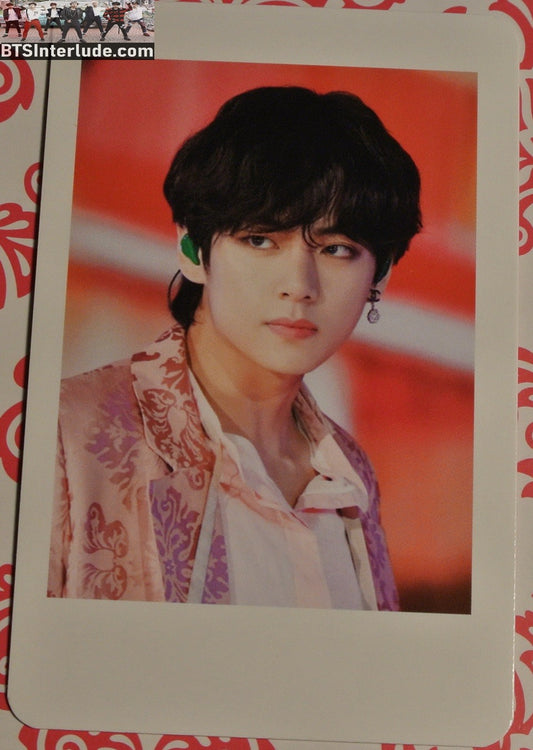 BTS PHOTOCARD FANSITE V KIM TAEHYUNG 김태형 2019 SBS GAYO BOY IN LUV PERFORMANCE NUNA V FANSITE WE ARE ALWAYS TOGETHER PHOTO CARD