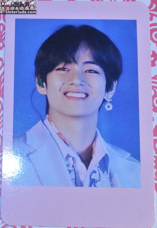 BTS PHOTOCARD FANSITE V KIM TAEHYUNG 김태형 GREY JACKET SMILE NUNA V FANSITE WE ARE ALWAYS TOGETHER PHOTO CARD