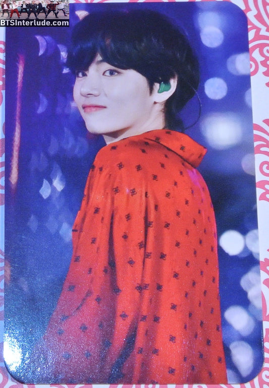 BTS PHOTOCARD FANSITE V KIM TAEHYUNG 김태형 2019 KBS HOME PERFORMANCE RULER V WHEN I SEE U PHOTO CARD