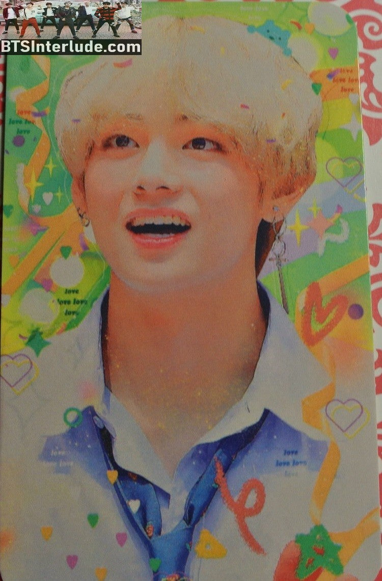 BTS PHOTOCARD FANSITE V KIM TAEHYUNG 김태형 THE BIG DIPPER FANSITE BLOND HAIR PHOTO CARD