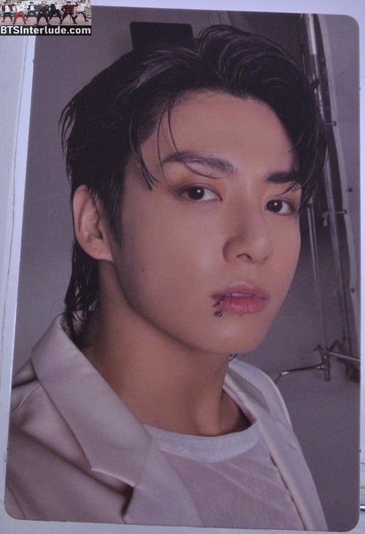 BTS PHOTOCARD OFFICIAL JEON JUNGKOOK 전정국 GOLDEN SHINE WHITE SHIRT JACKET PC PHOTO CARD OFFICIAL MERCHANDISE