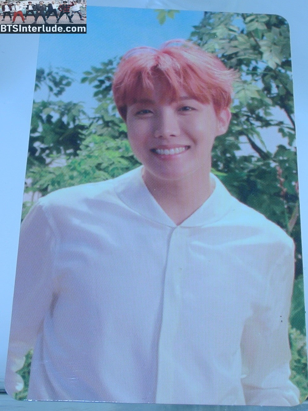 BTS PHOTOCARD OFFICIAL J-HOPE JUNG HOSEOK 정호석 LOVE YOURSELF HER LY VER O OFFICIAL MERCHANDISE