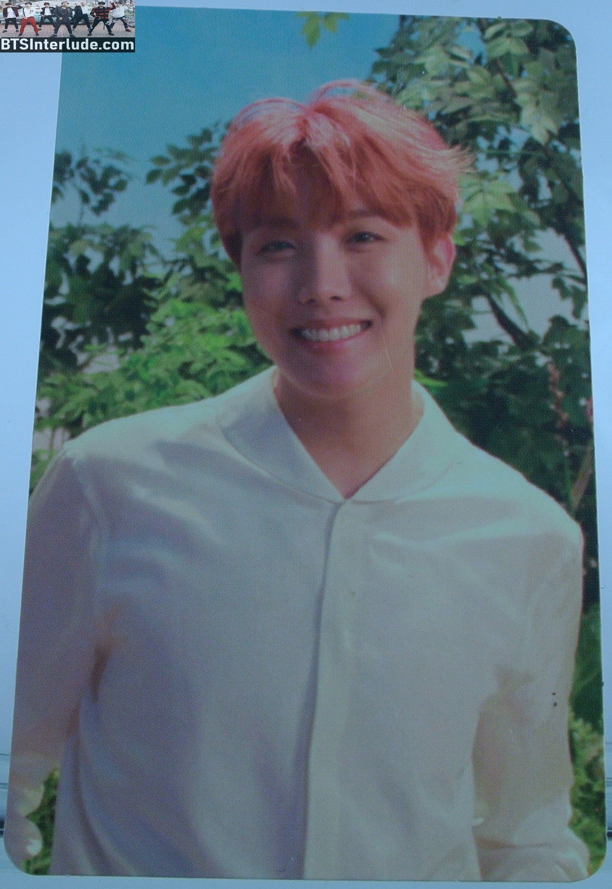 BTS PHOTOCARD OFFICIAL J-HOPE JUNG HOSEOK 정호석 LOVE YOURSELF HER LY VER O OFFICIAL MERCHANDISE