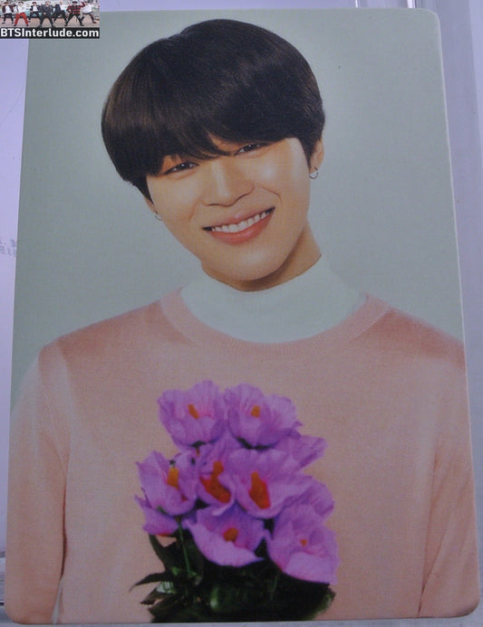 BTS PHOTOCARD OFFICIAL PARK JIMIN 박지민 LOVE YOURSELF WORLD TOUR #5 PHOTO CARD PC OFFICIAL MERCHANDISE