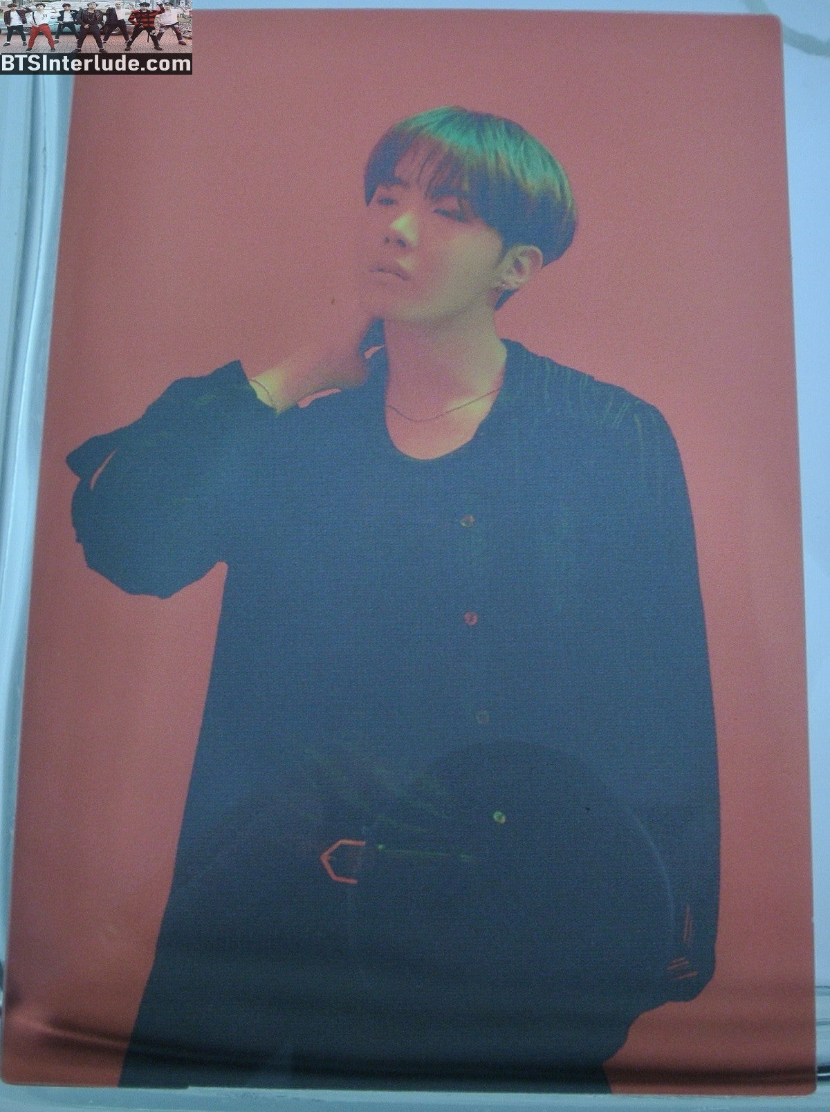 BTS PHOTOCARD OFFICIAL J-HOPE JUNG HOSEOK 정호석 MAP OF THE SOUL ON:E BOOK CLUE VERSION MOTS RED CLEAR 2021 PHOTO CARD PC OFFICIAL MERCHANDISE