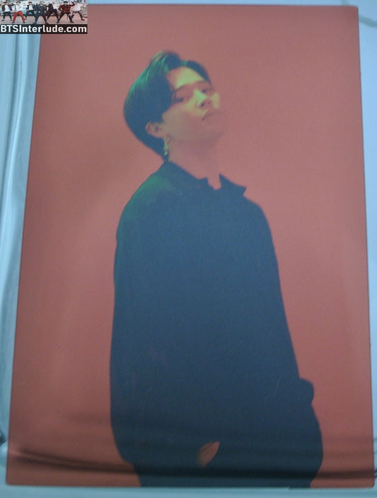 BTS PHOTOCARD OFFICIAL PARK JIMIN 박지민 MAP OF THE SOUL ON:E BOOK CLUE VERSION MOTS RED CLEAR 2021 PHOTO CARD PC OFFICIAL MERCHANDISE