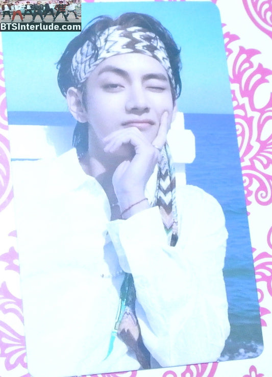 BTS PHOTOCARD OFFICIAL V KIM TAEHYUNG 김태형 PC BUTTER PEACHES NEW OFFICIAL MERCHANDISE