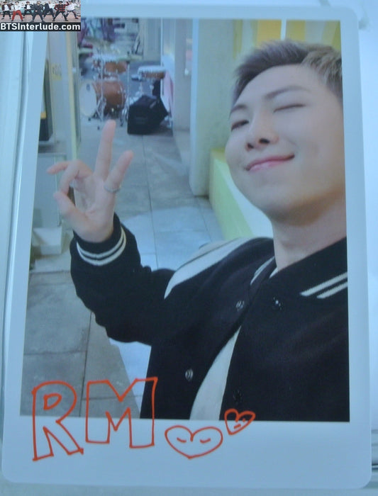 BTS PHOTOCARD OFFICIAL RM KIM NAMJOON 김남준 PTD PERMISSION TO DANCE ON STAGE SPECIAL MESSAGE PHOTO CARD PC OFFICIAL MERCHANDISE