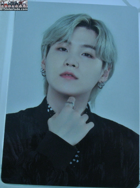 BTS PHOTOCARD OFFICIAL SUGA MIN YOONGI 민윤기 PTD PERMISSION TO DANCE ON STAGE #6 OF 8 PHOTO CARD PC OFFICIAL MERCHANDISE