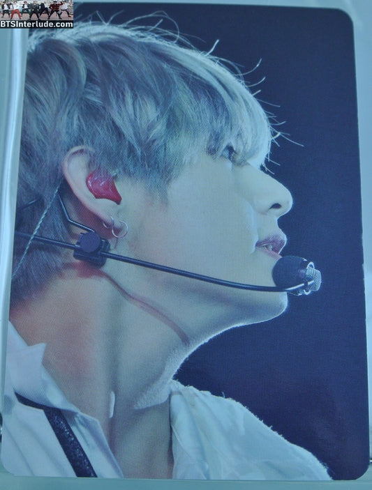 BTS PHOTOCARD FANSITE V KIM TAEHYUNG 김태형 WHITE SHIRT PROFILE DIVOVIVA FANSITE PHOTO CARD