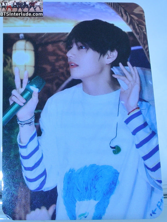 BTS PHOTOCARD FANSITE V KIM TAEHYUNG 김태형 5TH MUSTER HANDS UP FRESH FANSITE PHOTO CARD
