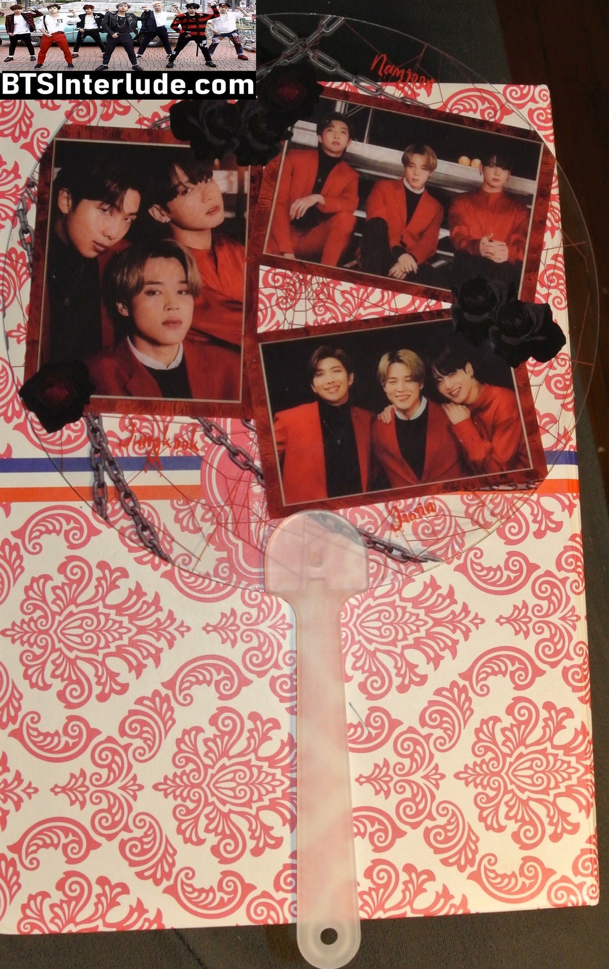 BTS PICKET FANSITE SUB-UNIT RM KIM NAMJOON PARK JIMIN JEON JUNGKOOK FAN SLOGAN SIGN