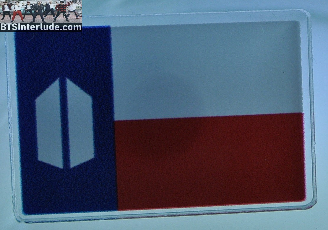 BTS PIN ACRYLIC ARMY DOORS FLAG BLUE WHITE RED JUNGKOOK V JIMIN RM J-HOPE SUGA JIN BADGE BUTTON