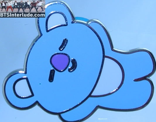 BTS PIN ENAMEL BT21 SILVER KOYA FALLING RM KIM NAMJOON 김남준 PINS OVER FLOWERS BADGE BUTTON