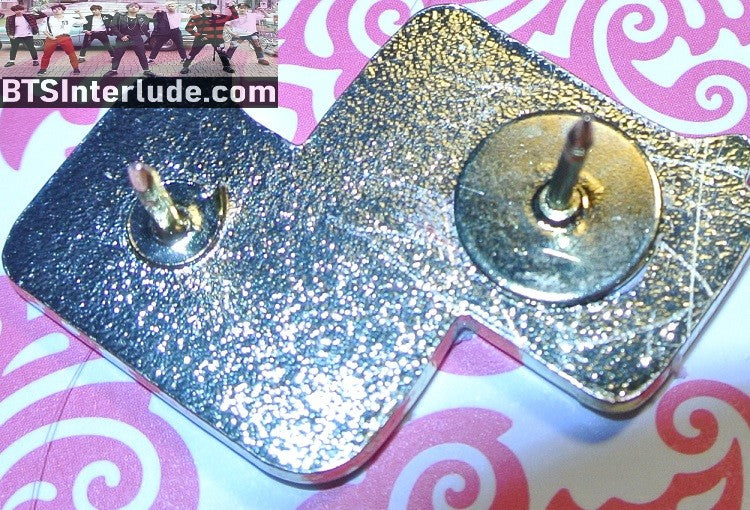 BTS PIN ENAMEL GOLD GROUP FAKE LOVE WHY U SAD JUNGKOOK V JIMIN RM J-HOPE SUGA JIN BADGE BUTTON