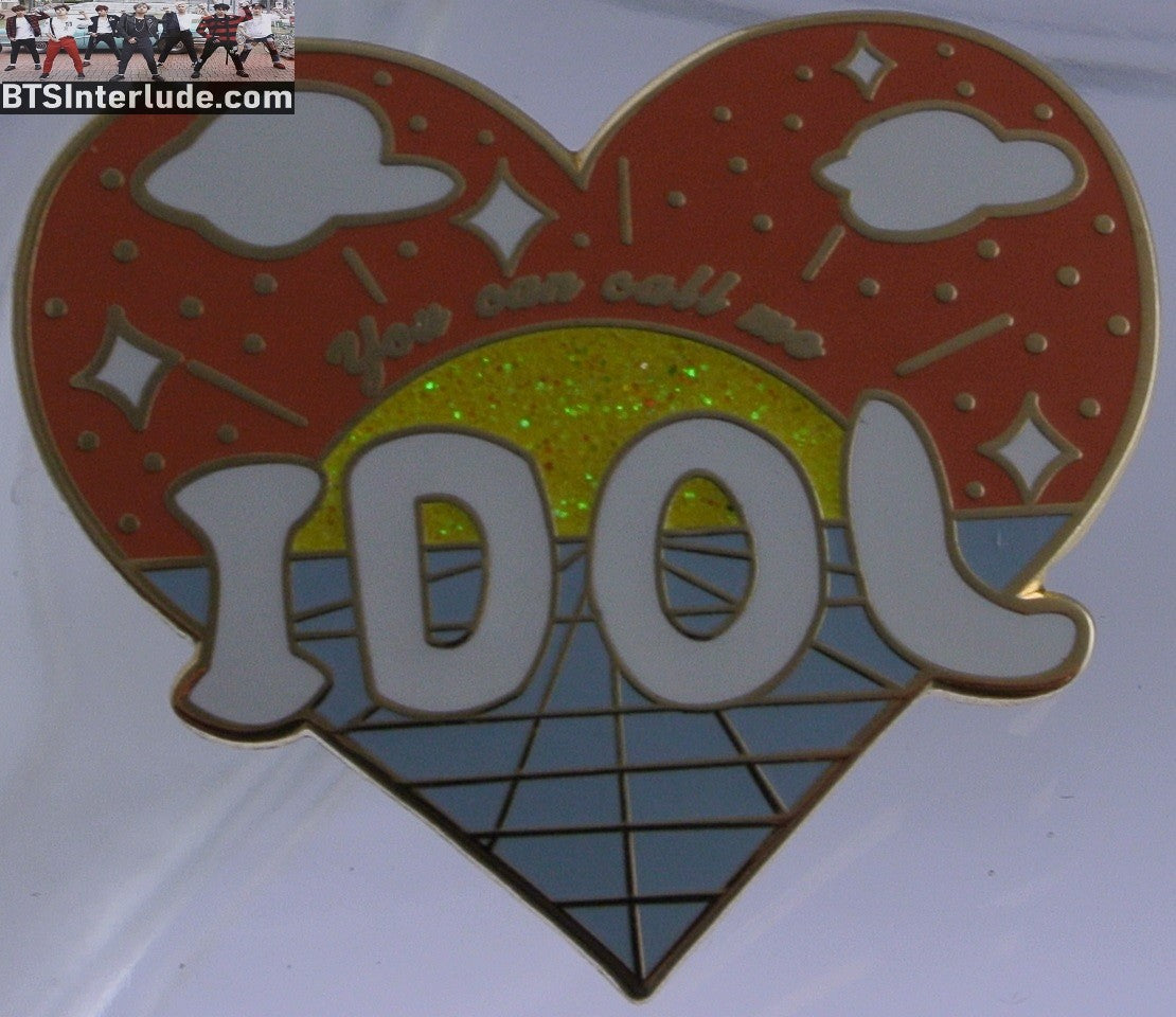 BTS PIN ENAMEL GOLD GROUP YOU CAN CALL ME IDOL HEART WILD CHAMOMILE PINS JUNGKOOK V JIMIN RM J-HOPE SUGA JIN BADGE BUTTON