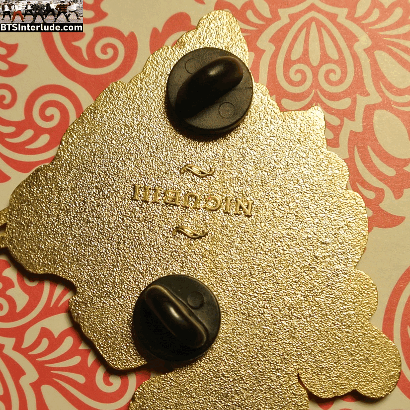 BTS PIN ENAMEL GOLD PARK JIMIN 박지민 CHIBI SERENDIPITY MOON DROP NICUBIII PINS BADGE BUTTON