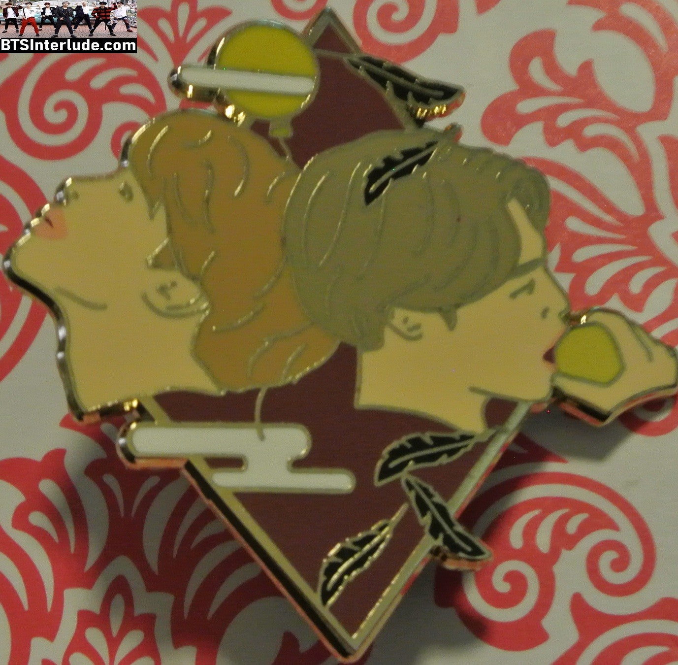 BTS PIN ENAMEL GOLD PARK JIMIIN 박지민 DUALITY BLOND SILVER DIAMOND TDR PINS BADGE BUTTON