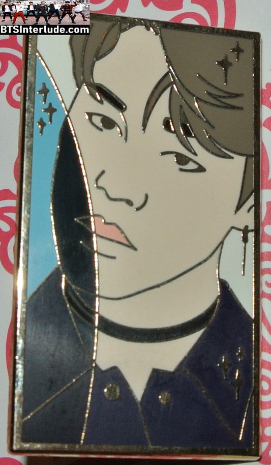 BTS PIN ENAMEL GOLD PARK JIMIIN 박지민 GLASS BLACK SHIRT CHOKER STARSTRUCK PINS BADGE BUTTON
