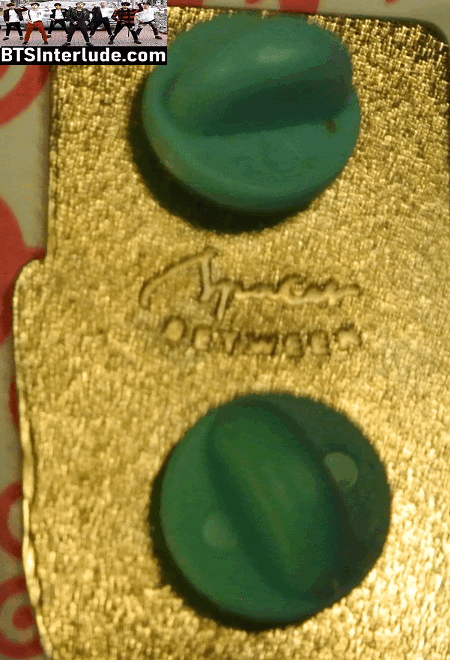 BTS PIN ENAMEL GOLD PARK JIMIIN 박지민 SOULMATE PINKY PROMIS SPACES BETWEEN PINS BADGE BUTTON