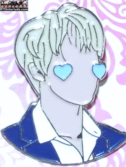 BTS PIN ENAMEL GOLD JIN KIM SEOKJIN 김석진 LOVE YOURSELF ANSWER MI PINS BUTTON BADGE