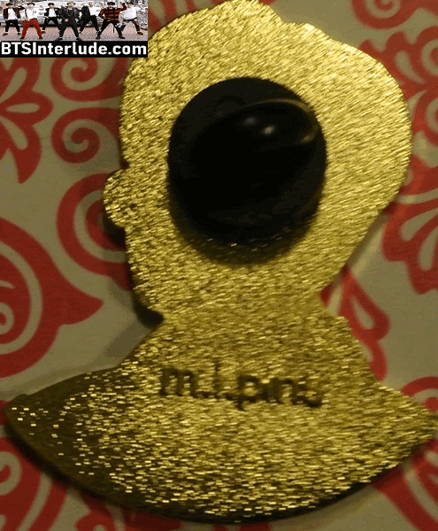 BTS PIN ENAMEL GOLD JIN KIM SEOKJIN 김석진 LOVE YOURSELF ANSWER MI PINS BUTTON BADGE