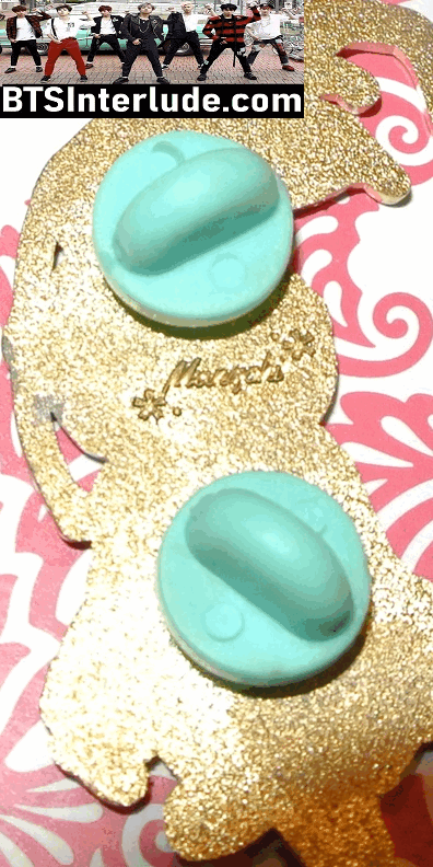 BTS PIN ENAMEL GOLD JEON JUNGKOOK 전정국 OVERALLS CHIBI BUNNY EARS RUN BTS EPISODE MANQCHI PINS BADGE BUTTON