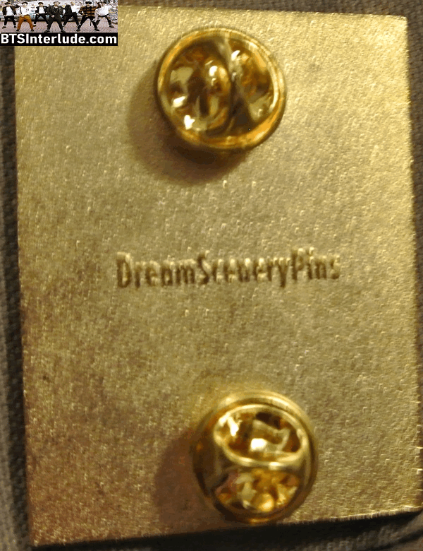 BTS PIN ENAMEL GOLD JEON JUNGKOOK 전정국 EUPHORIA MUSIC VIDEO YELLOW JACKET BENCH DREAM SCENERY PINS BADGE BUTTON