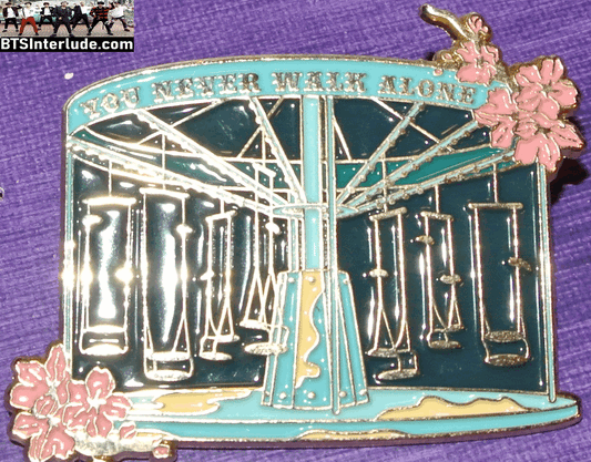 BTS PIN ENAMEL GOLD GROUP SPRING DAY MERRY GO ROUND 방탄소년단 JUNGKOOK V JIMIN RM J-HOPE SUGA JIN BADGE BUTTON