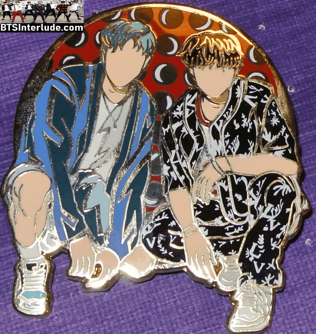 BTS PIN ENAMEL GOLD SUB-UNIT DYNAMITE RM KIM NAMJOON SUGA MIN YOONGI MONAS LABS PINS BADGE BUTTON