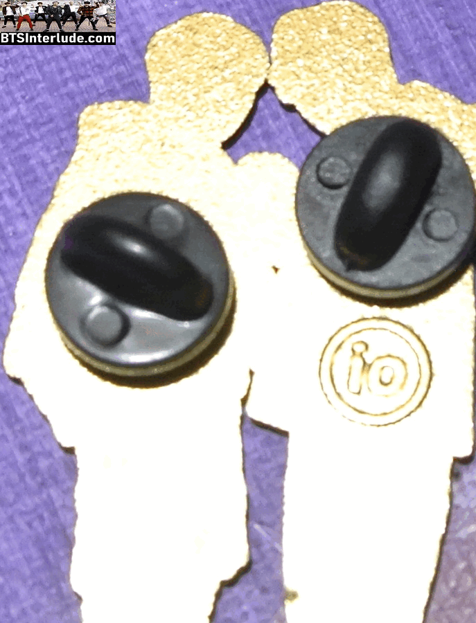 BTS PIN ENAMEL GOLD SUB-UNIT JEON JUNGKOOK PARK JIMIN IO PINS BADGE BUTTON