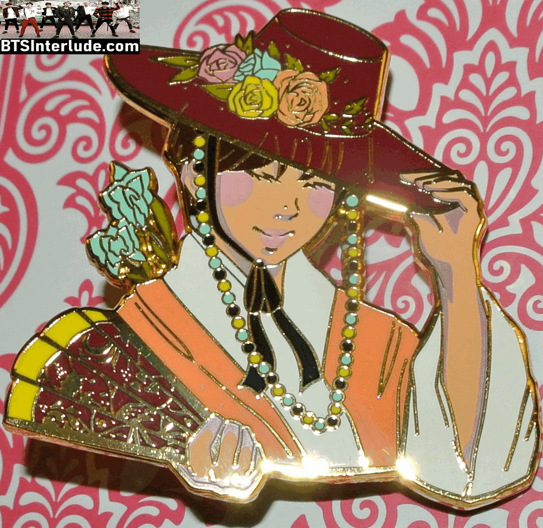 BTS PIN ENAMEL GOLD SUGA MIN YOONGI AGUST D 민윤기 ANIME DAECHWITA BADGE BUTTON