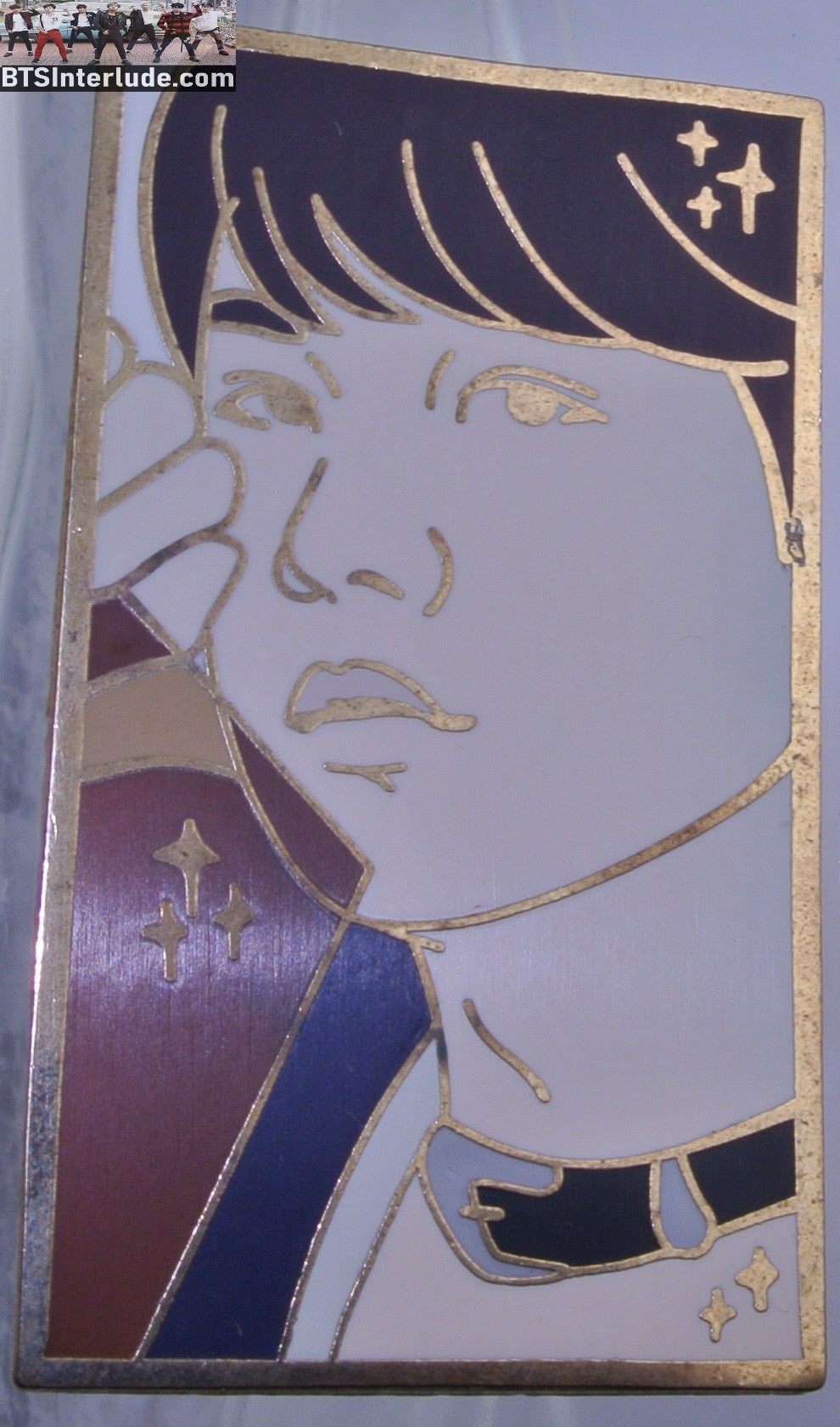 BTS PIN ENAMEL GOLD SUGA MIN YOONGI 민윤기 CHOKER STARSTRUCK PINS BADGE BUTTON