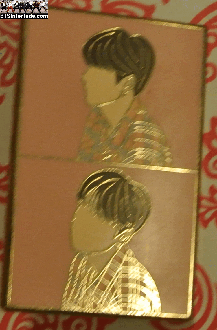 BTS PIN ENAMEL GOLD SUGA MIN YOONGI 민윤기 MAP OF THE SOUL PERSONA 2 FRAMES BADGE BUTTON