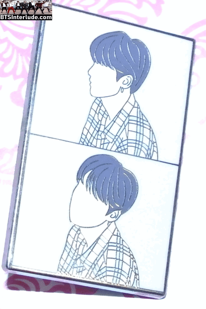 BTS PIN ENAMEL GOLD SUGA MIN YOONGI 민윤기 MAP OF THE SOUL PERSONA 2 FRAMES BADGE BUTTON