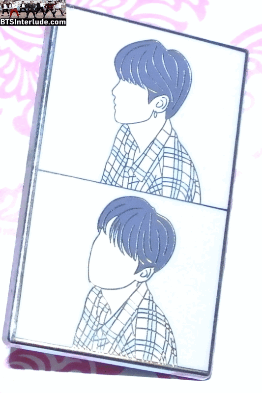 BTS PIN ENAMEL GOLD SUGA MIN YOONGI 민윤기 MAP OF THE SOUL PERSONA 2 FRAMES BADGE BUTTON