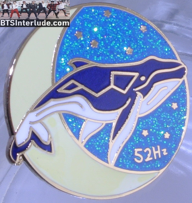 BTS PIN ENAMEL GOLD GROUP WHALE WHALIEN 52 NIGHT SKY MOON STARS JUNGKOOK V JIMIN RM J-HOPE SUGA JIN BADGE BUTTON