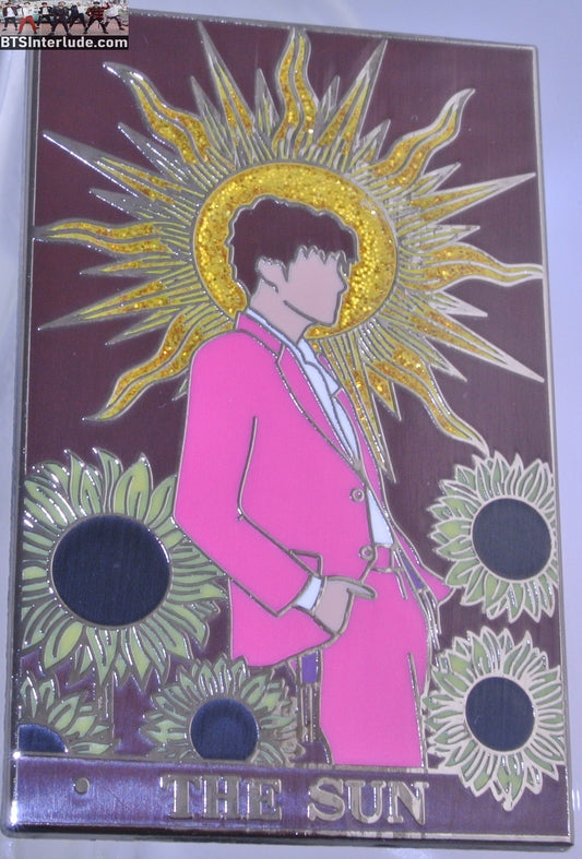 BTS PIN ENAMEL GUNMETAL J-HOPE JUNG HOSEOK 정호석 THE SUN JUST DANCE MAMA SUNFLOWERS KYEOPINS KPS CO PINS BADGE BUTTON