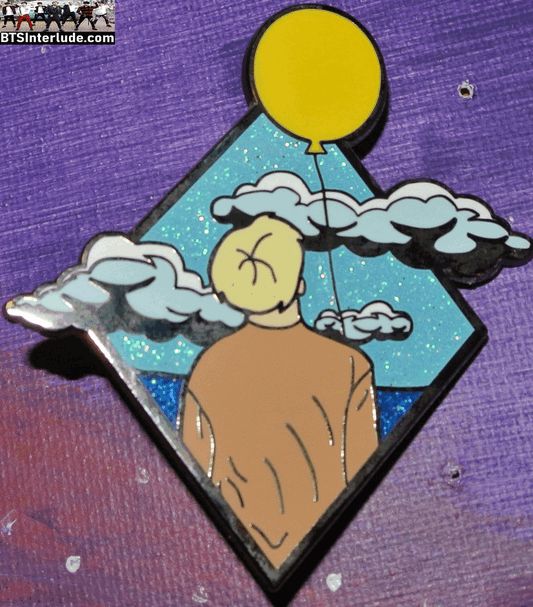 BTS PIN ENAMEL GUNMETAL PARK JIMIIN 박지민 SERENDIPITY THEME BACK BALLOON DIAMOND VERY NICE PINS BADGE BUTTON