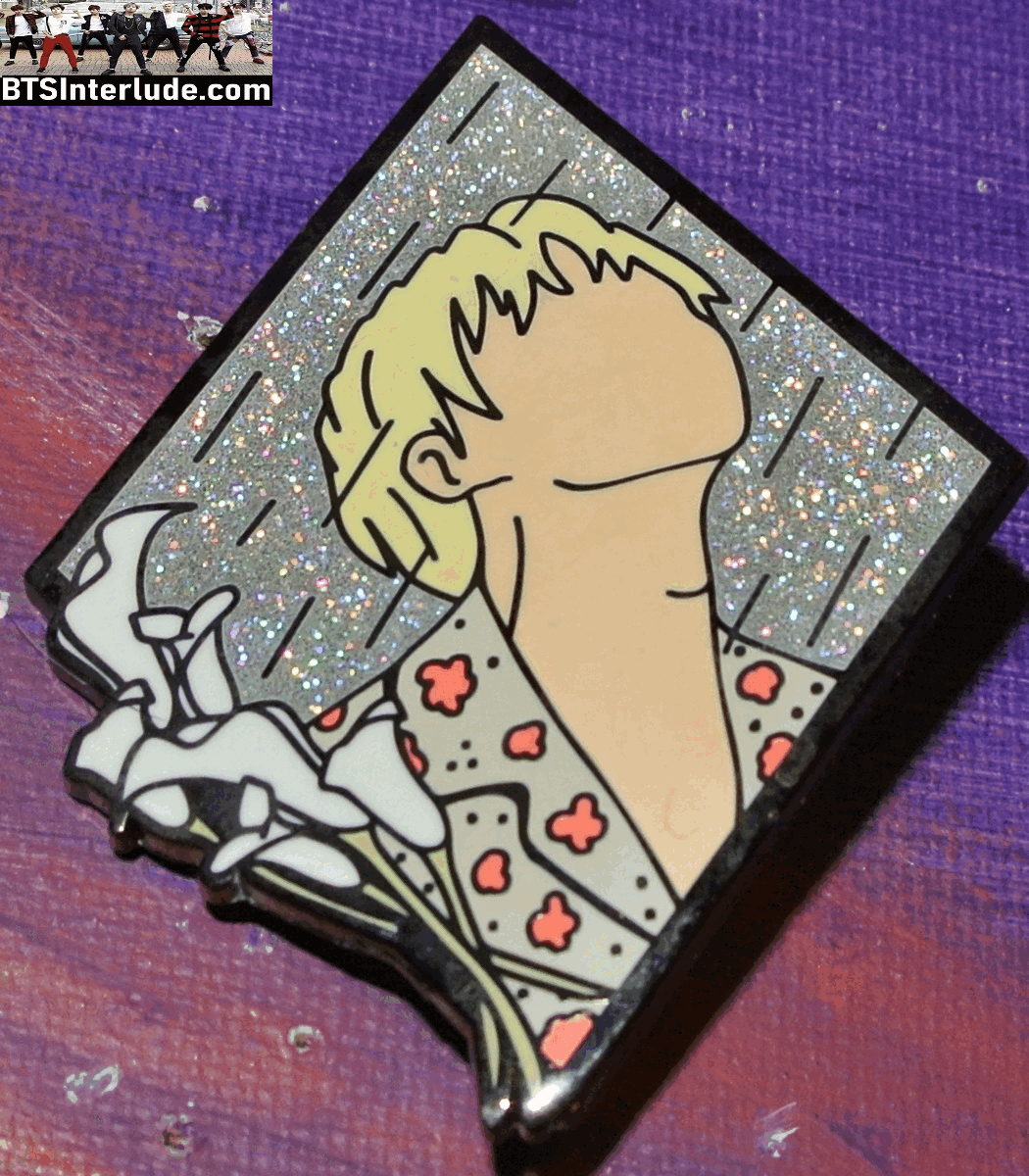 BTS PIN ENAMEL GUNMETAL JIN KIM SEOKJIN 김석진 EPIPHANY THEME DIAMOND VERY NICE PINS BADGE BUTTON